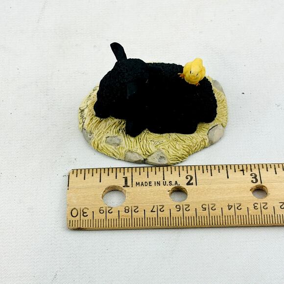 Little Black Lamb Lowell Davis Schmid RFD America Figurine 225297 Chick Box - Picture 7 of 9